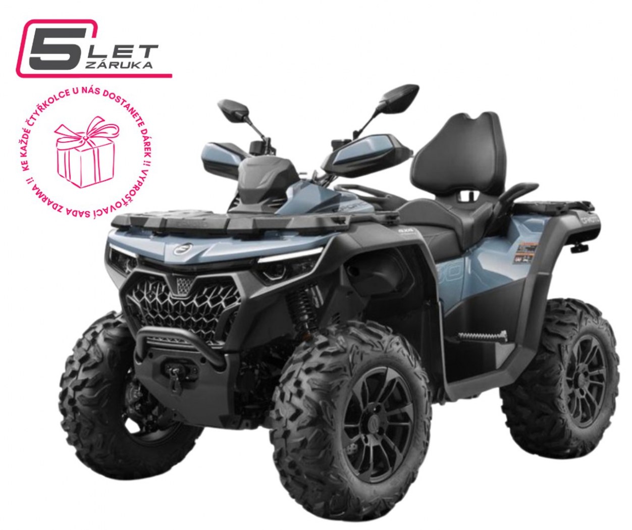 CFMOTO Gladiator X1000 G3 T3b - Šedá / IHNED K ODBĚRU 2 ks